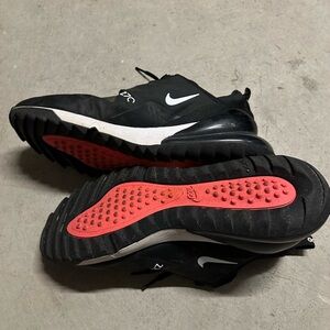 Nike air Black and White golf shoes